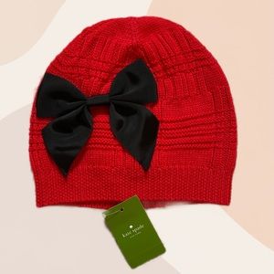 Kate Spade Bow Knit Beanie